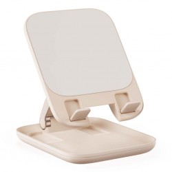 Baseus Seashell Ayarlanabilir Yükseklik Katlanabilir Tablet Standı (Krem)