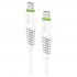 Helt HT-DC09 Plastik 100 Cm Type-C To Type-C Şarj ve Data Kablosu (Beyaz)