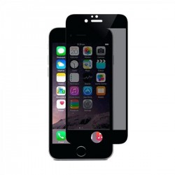 iPhone 6 / 6S Uyumlu Privacy Ön Koruma Temperli Hayalet Cam Ekran Koruyucu (Siyah) 
