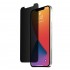 iPhone 12 Pro Max Uyumlu Privacy Ön Koruma Hayalet Seramik Nano Ekran Koruyucu (Siyah)