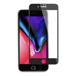 iPhone 7 Plus / 8 Plus Uyumlu Ön Koruma Mat Seramik Nano Ekran Koruyucu (Siyah)