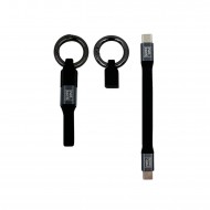Nettech NT-DC18 PD 65W Plastik 20 Cm Type-C To Type-C Şarj ve Data Kablosu