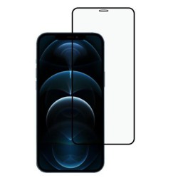 iPhone 12 Pro Max Uyumlu Ön Koruma Mat Seramik Nano Ekran Koruyucu (Siyah)