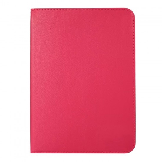 Samsung Galaxy Tab S10 FE Plus 360 Dönen Standlı Kapaklı Kılıf (Pembe)