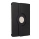 Samsung Galaxy Tab S10 FE Plus 360 Dönen Standlı Kapaklı Kılıf (Siyah)