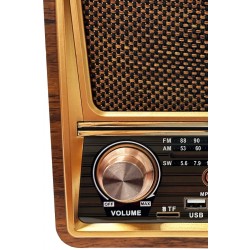 Jopus Morrina II Nostaljik Retro Bluetooth Hoparlör - FM/AM/SW USB/SD Radyo