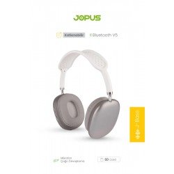 Jopus Acustica Bluetooth V5.0 Mikrofonlu Kulak Üstü Kulaklık (Gümüş)