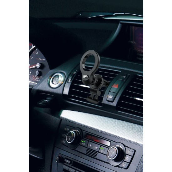 Simex Circulo Magsafe Extra Güçlü Magnetli 360 Derece Esnek Havalandırma Tipi Araç Tutucu