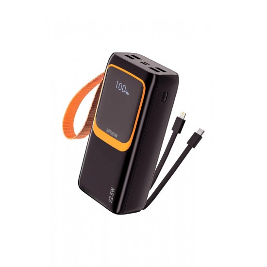 Simex Giant 30.000 mAh 22.5W Hızlı Şarj PD 3.0 ve QC 3.0 Powerbank