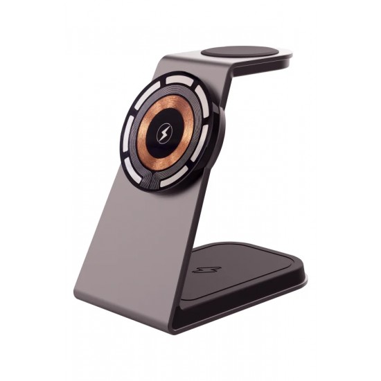 Simex Atmosphere 3 in 1 MagSafe Uyumlu Kablosuz Şarj Standı