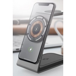Simex Atmosphere 3 in 1 MagSafe Uyumlu Kablosuz Şarj Standı
