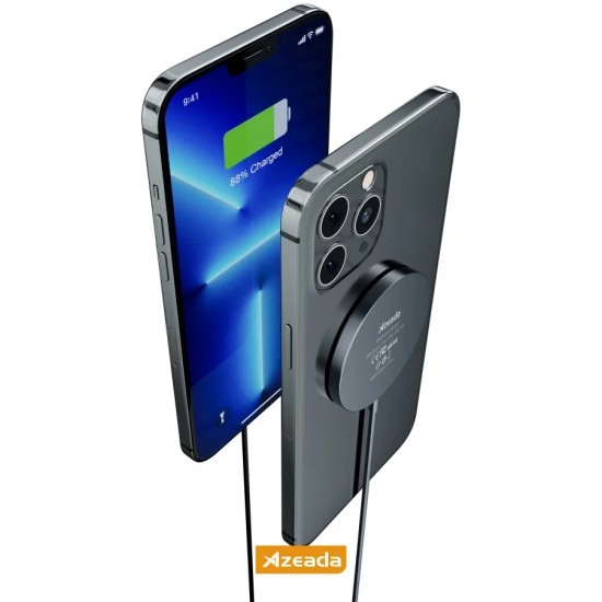 Azeada Ruri PD-W16 15W Magsafe Uyumlu Manyetik Kablosuz Hızlı Şarj Cihazı