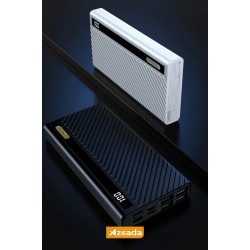 Azeada Proda Castel Serisi 20.000 mAh 4 USB Çıkışlı Led Göstergeli Powerbank (Beyaz) 