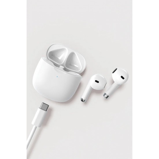 Simex Electra ENC Gürültü Engelleme TWS Bluetooth 5.4 Kulaklık (Beyaz)