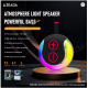 Azeada AZ-S12 Aurora RGB Işıklı Taşınabilir Bluetooth Hoparlör