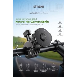 Simex Motohold Pro Ayarlanabilir Manyetik Telefon Tutucu
