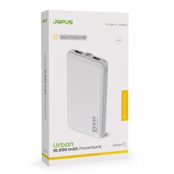 jopus Urban 10.000 mAh Hızlı Şarj Powerbank (Beyaz)