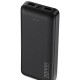 JOPUS Urban 20.000 mAh 2A Çift USB Çıkışlı Type-C ve Micro Girişli LED Göstergeli Powerbank (Siyah)