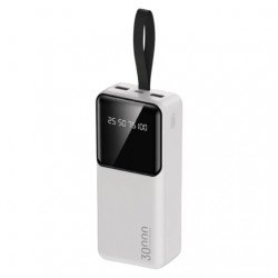 Jopus Urban Max 30.000 mAh Dijital Ekranlı Çift Girişli Powerbank (Beyaz)