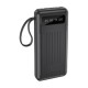 Jopus JP-P11 Urban Plus 10000 mAh Dahili Kablolu ve El Fenerli Dijital Göstergeli Powerbank (Siyah)