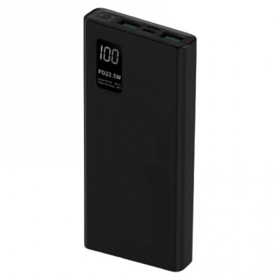Jopus JP-P12 Urban Fast 10.000 mAh 22.5W PD 3.0 Hızlı Şarj Dijital Göstergeli Powerbank (Siyah)