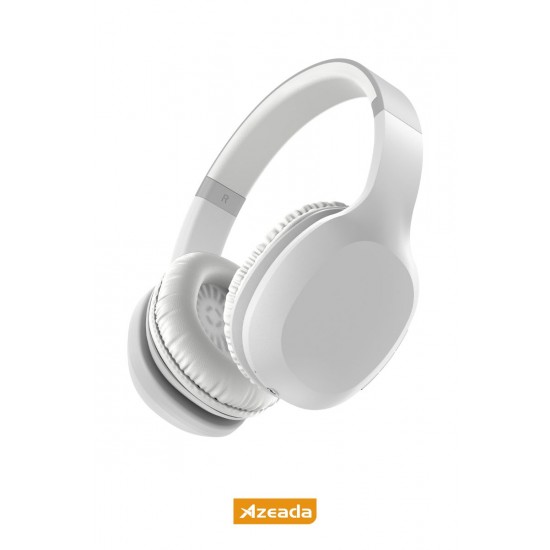 Azeada PD-BH500 Kablosuz Bluetooth Kulak Üstü Kulaklık (Beyaz)