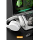 Azeada PD-BH500 Kablosuz Bluetooth Kulak Üstü Kulaklık (Beyaz)