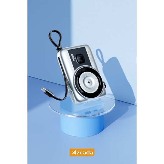 Azeada AZ-P13 22,5W 10000mAh Magnetic Wireless Powerbank (Gümüş) Azeada AZ-P13 22,5W 10000mAh Magnetic Wireless Powerbank (Gümüş)