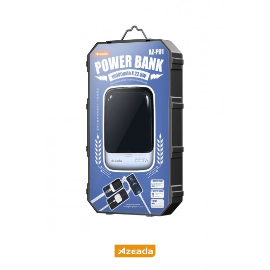 Azeada AZ-P01 22,5W 10000mAh Powerbank (Beyaz) Azeada AZ-P01 22,5W 10000mAh Powerbank (Beyaz)