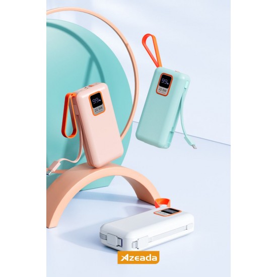 Azeada AZ-P03 22,5W 10000mAh Powerbank (Beyaz) Azeada AZ-P03 22,5W 10000mAh Powerbank (Beyaz)