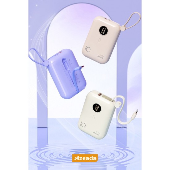 Azeada AZ-P14 22,5W 10000mAh Powerbank (Fildişi) Azeada AZ-P14 22,5W 10000mAh Powerbank (Fildişi)