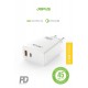 Jopus JO-S06 Forza USB / PD QC 3.0A 45W Hızlı Şarj Adaptörü (Beyaz) Jopus JO-S06 Forza USB / PD QC 3.0A 45W Hızlı Şarj Adaptörü (Beyaz)