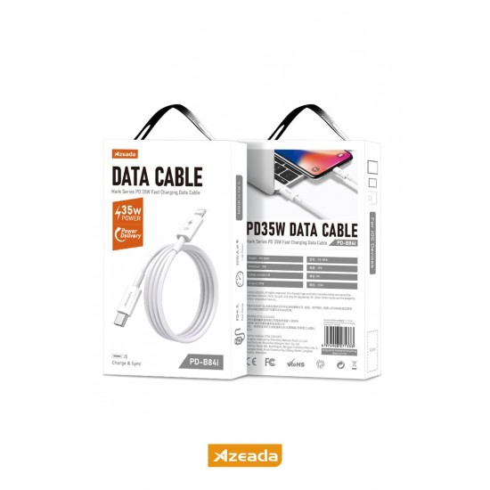 Azeada Mark Series PD-B84i PD 35W Type-C to Lightning 35W Şarj ve Data Kablosu Azeada Mark Series PD-B84i PD 35W Type-C to Lightning 35W Şarj ve Data Kablosu