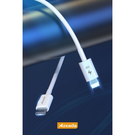 Azeada Mark Series PD-B84i PD 35W Type-C to Lightning 35W Şarj ve Data Kablosu Azeada Mark Series PD-B84i PD 35W Type-C to Lightning 35W Şarj ve Data Kablosu