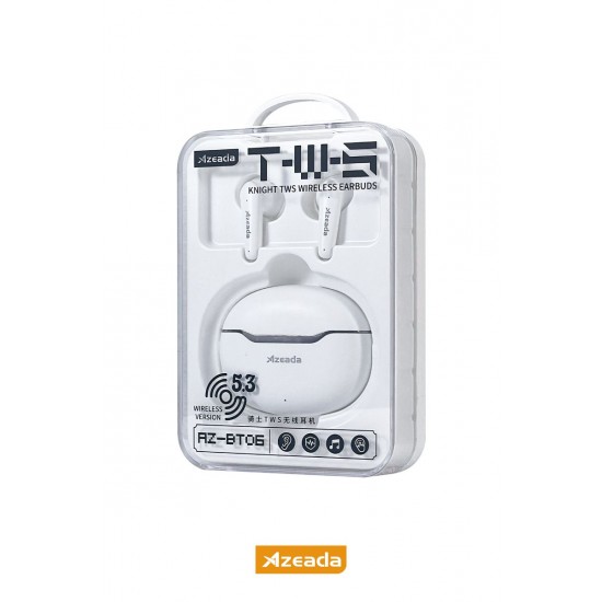 Azeada AZ-BT06 TWS Bluetooth Kulaklık (Beyaz)