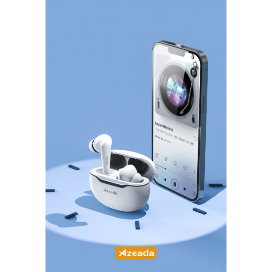 Azeada AZ-BT06 TWS Bluetooth Kulaklık (Beyaz)