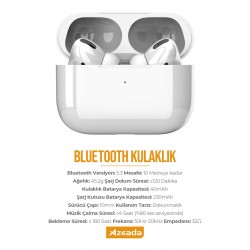 Azeada PD-BT113 TWS 5.3 3.Nesil Bluetooth Kulaklık