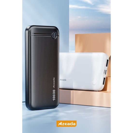 Azeada PD-P107 5V-2A 10000mAh Powerbank (Beyaz) Azeada PD-P107 5V-2A 10000mAh Powerbank (Beyaz)