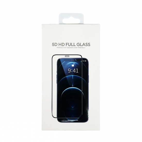 Xiaomi Redmi Note 14 Uyumlu 5D Glass Temperli Cam Ekran Koruyucu (Siyah)