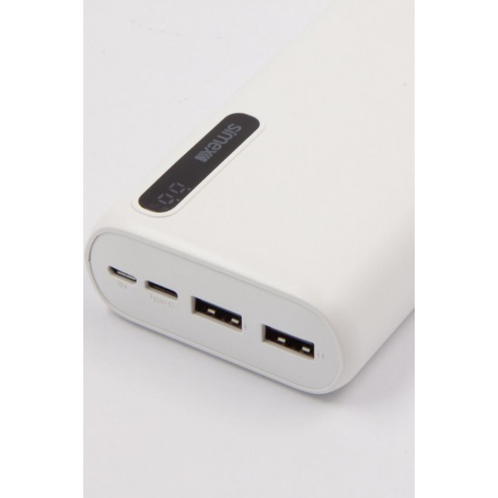 Simex S-28 Ware 20000mAh Powerbank (Beyaz) Simex S-28 Ware 20000mAh Powerbank (Beyaz)