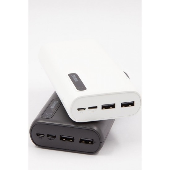 Simex S-28 Ware 20000mAh Powerbank (Beyaz) Simex S-28 Ware 20000mAh Powerbank (Beyaz)