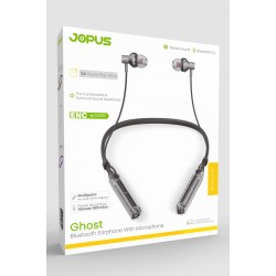 Jopus JP-BH06 Ghost Boyun Askılı Bluetooth Kulaklık (Siyah)