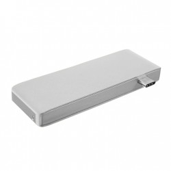 5in1 Usb-C Hub 3.0 Type-C Şarj Kart Okuyucu Type-C Adaptör (Gümüş)