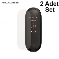 Mi Band 5-4 Darbe Emici Ekran Koruyucu 2 Adet Set