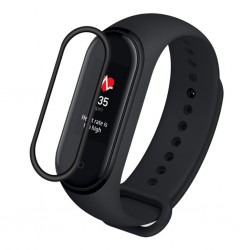 Mi Band 6-Mi Band 5 3D 3D Ekran Koruyucu (Siyah)