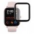 Amazfit GTS 3D 3D PMMA Cam Ekran Koruyucu (Siyah)