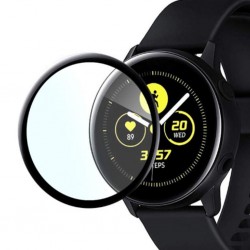 Samsung Galaxy Watch Active 1 R500 3D PC+PMMA Ekran Koruyucu (Siyah)