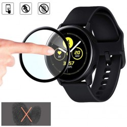 Samsung Galaxy Watch Active 1 R500 3D PC+PMMA Ekran Koruyucu (Siyah)