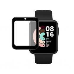 Xiaomi Mi Watch Lite 3D PMMA Cam Ekran Koruyucu (Siyah)