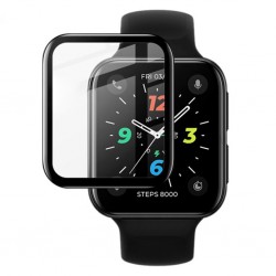 Oppo Watch 2 42MM 3D PMMA Cam Ekran Koruyucu (Siyah)